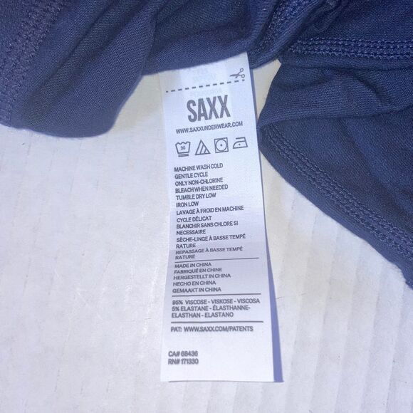 SAXX Ultra Super Soft Stretch Boxer Brief BallPark Pouch Navy Blue L and XXL - Picture 11 of 14